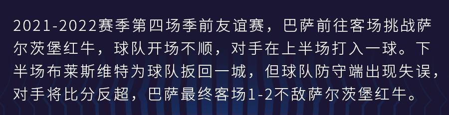 阿劳霍攻防两端高燃集(布莱斯维特破门，巴萨1-2憾负萨尔茨堡红牛)