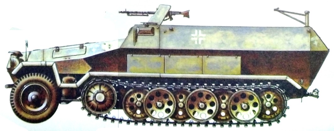 二战德国半履带装甲车之251/1型半履带装甲运兵车（二）