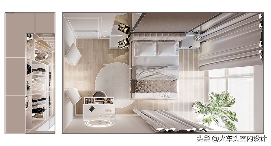 一对年轻夫妇的95㎡两居室，温暖柔和