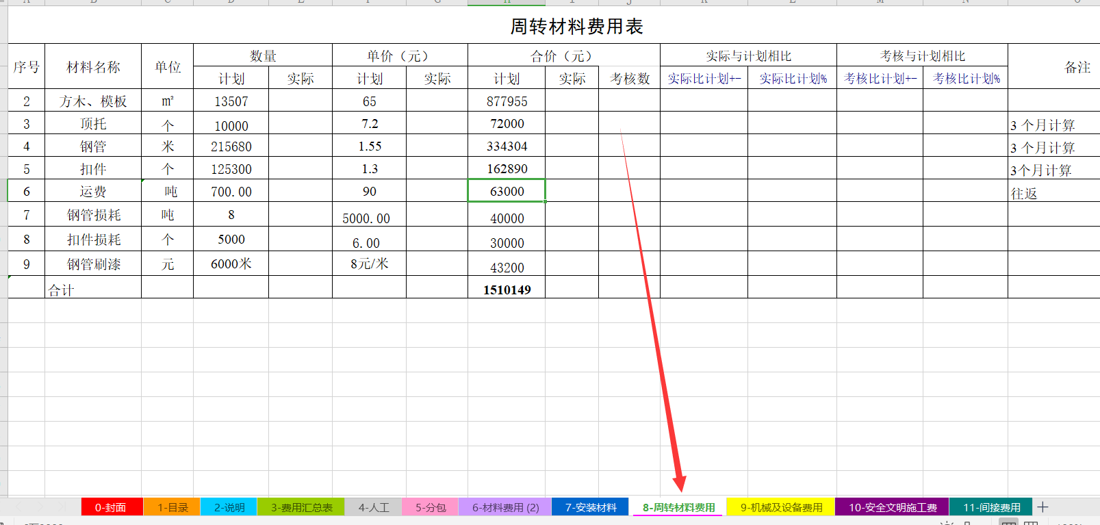 上海来的女建筑会计，做的建筑施工成本分析真厉害，老板直称赞