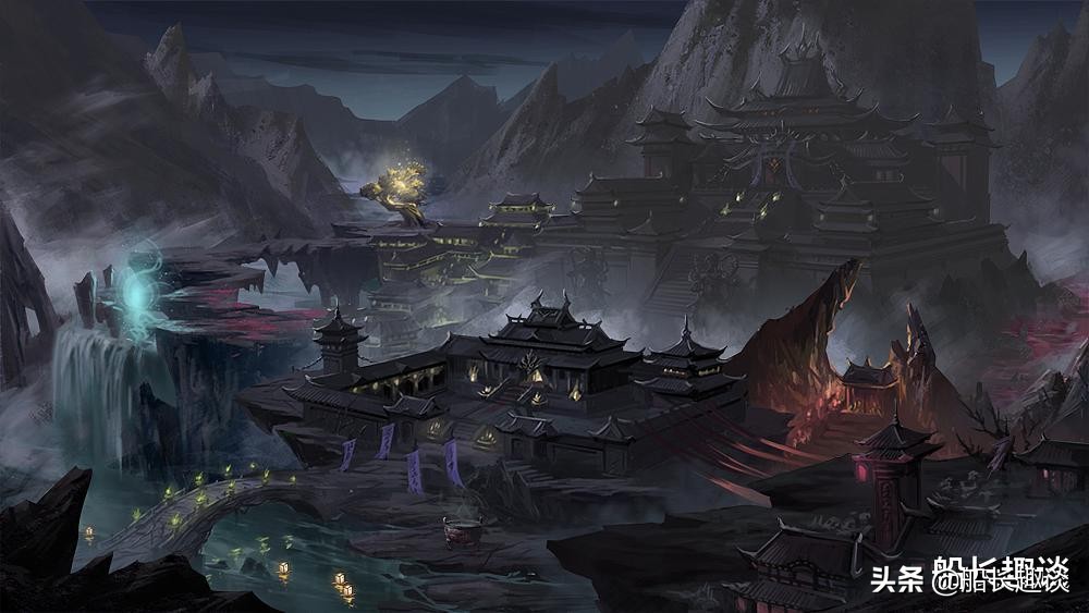 刘全到了鬼门关,向守门的鬼使说明来意,便随着鬼使到了森罗殿,见了十