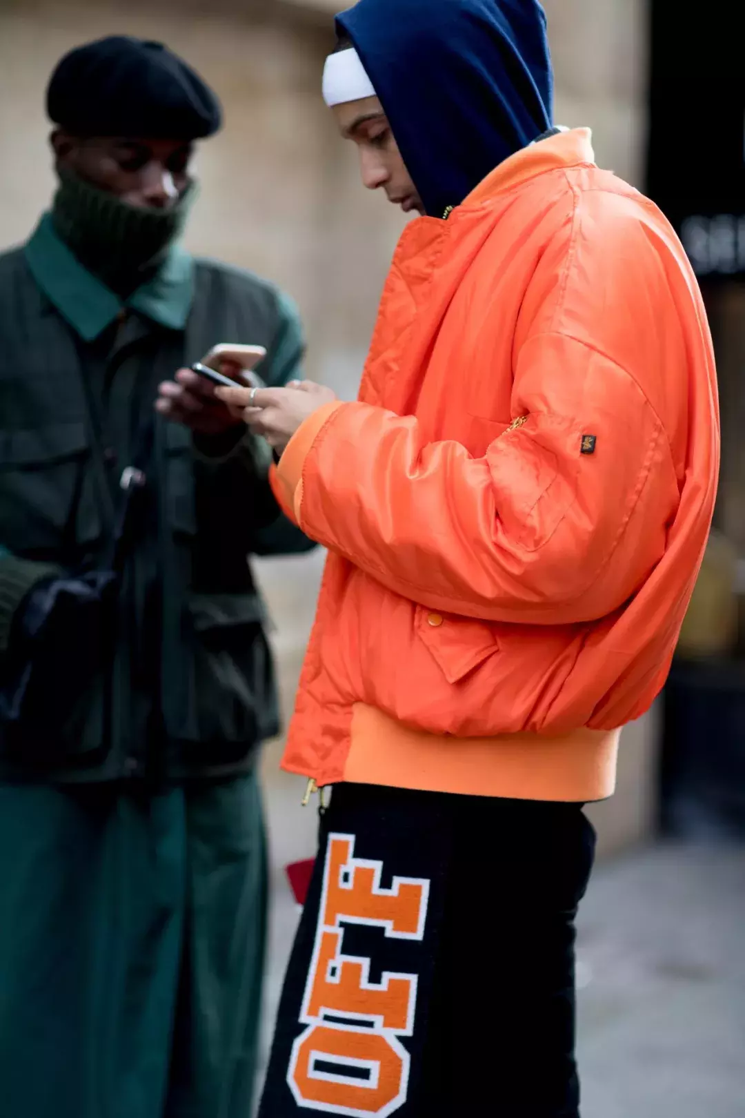 Compelling have to rely on bright orange