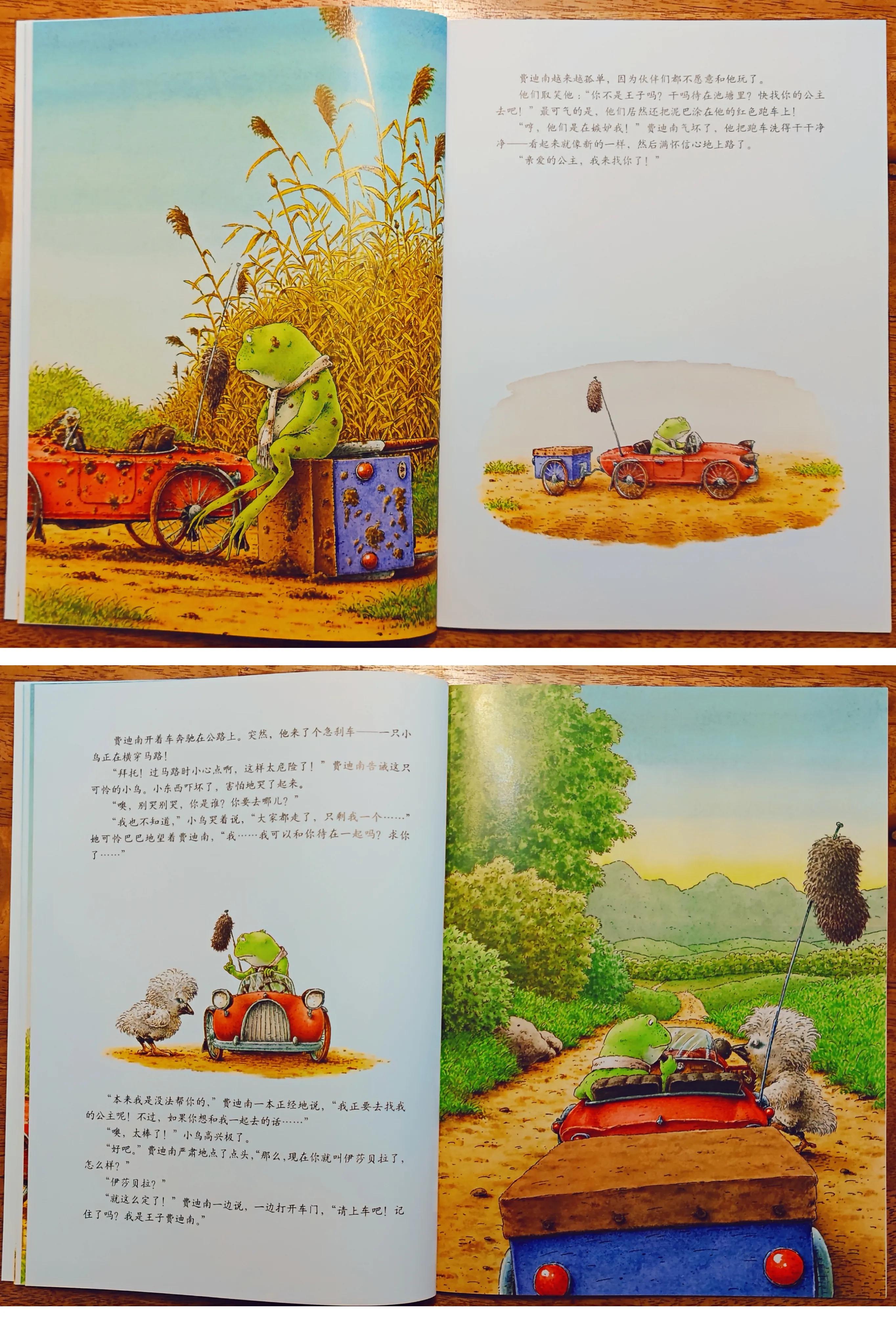 绘本都是暖心的——《青蛙王子历险记》