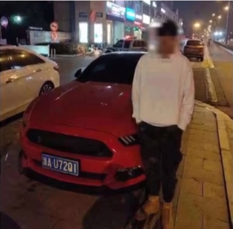 一辆野马、两辆法拉利深夜飙车 时速最高116公里 三个95后太狂了