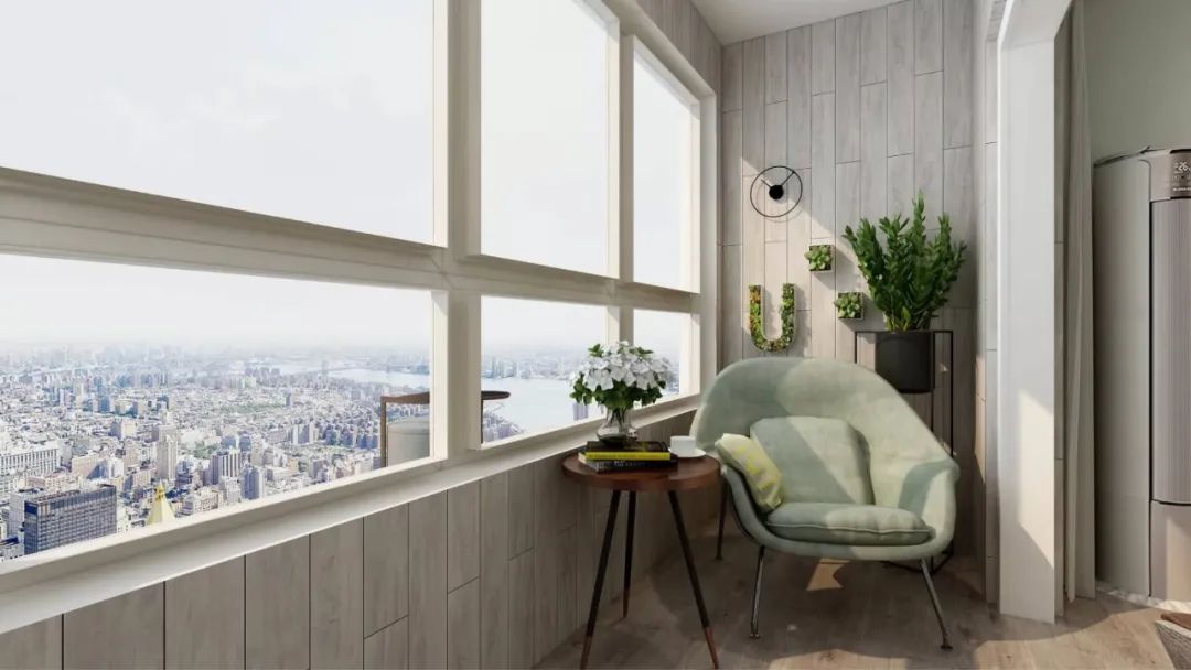90m²质感森系，原木+绿色混搭风，女工程师的自由小三居