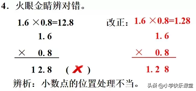 小数乘小数知识点大全