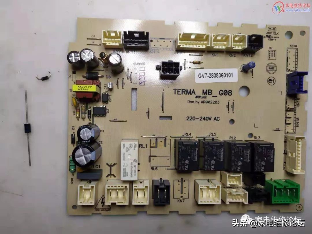 倍科進口滾筒洗衣機WDW8512S,WD96H不通電故障通病修理