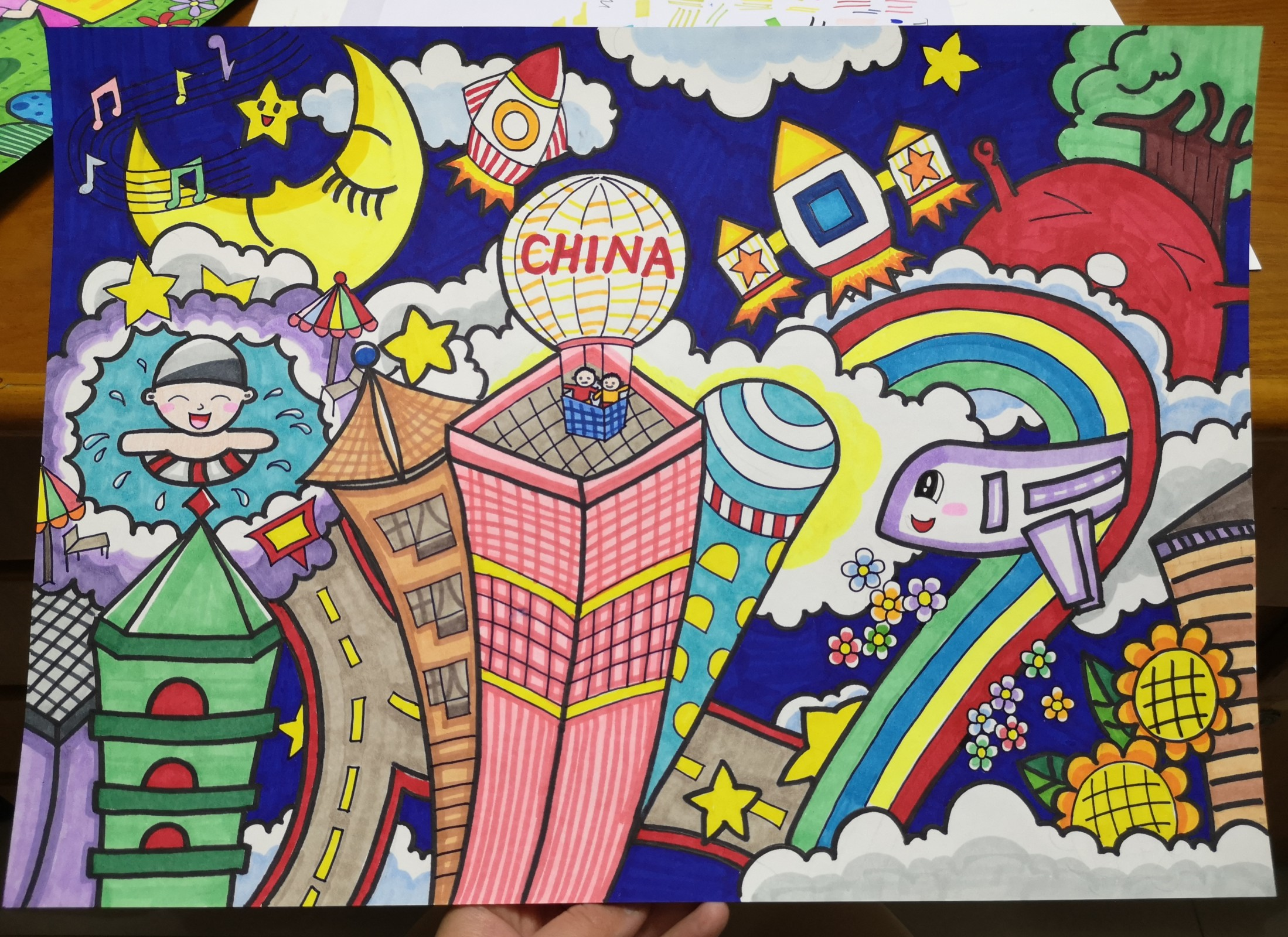 幼儿园儿童主题画