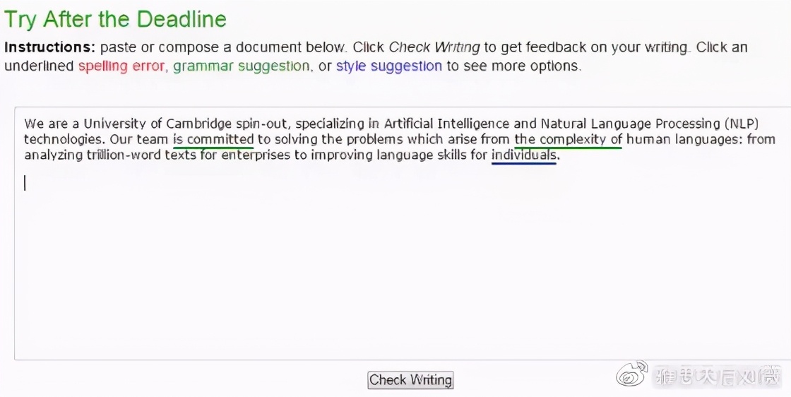 一些英语语法检查的专业工具！英语母语专家设计，语法改正不求人