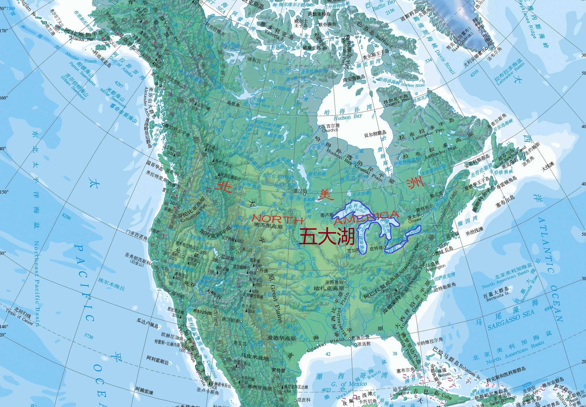 北美五大湖植被类型图片