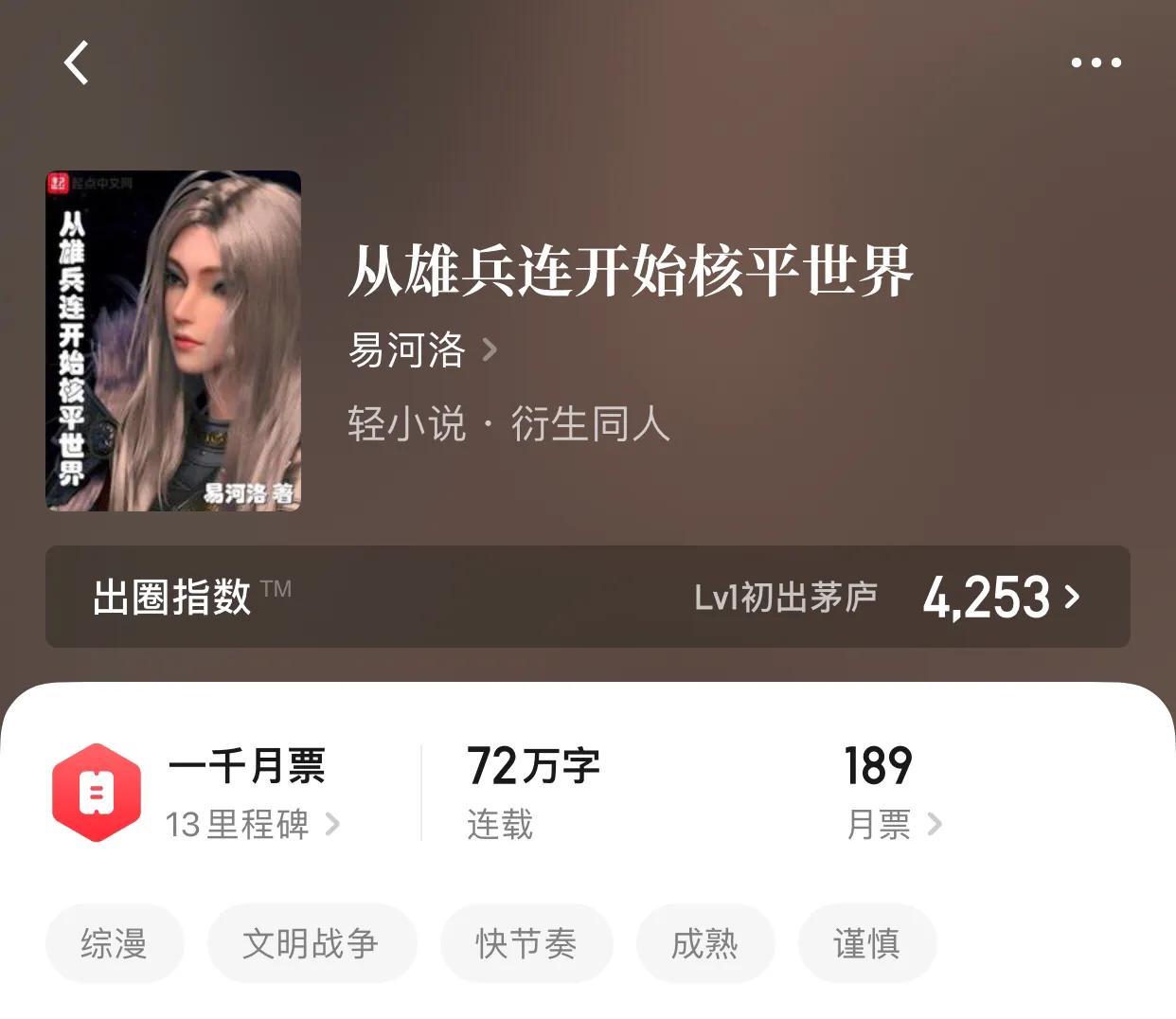 几本文明战争小说，虽然他们在幻想中，但是不禁感叹一声生灵涂炭