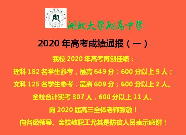2020各高中喜报来了！快来看看你的目标学校，考得如何？