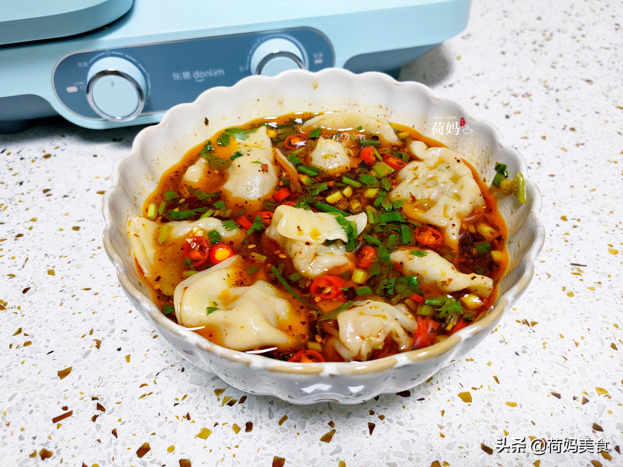 酸汤水饺好不好吃，汤底是关键，记住两个比例，酸爽开胃，真香