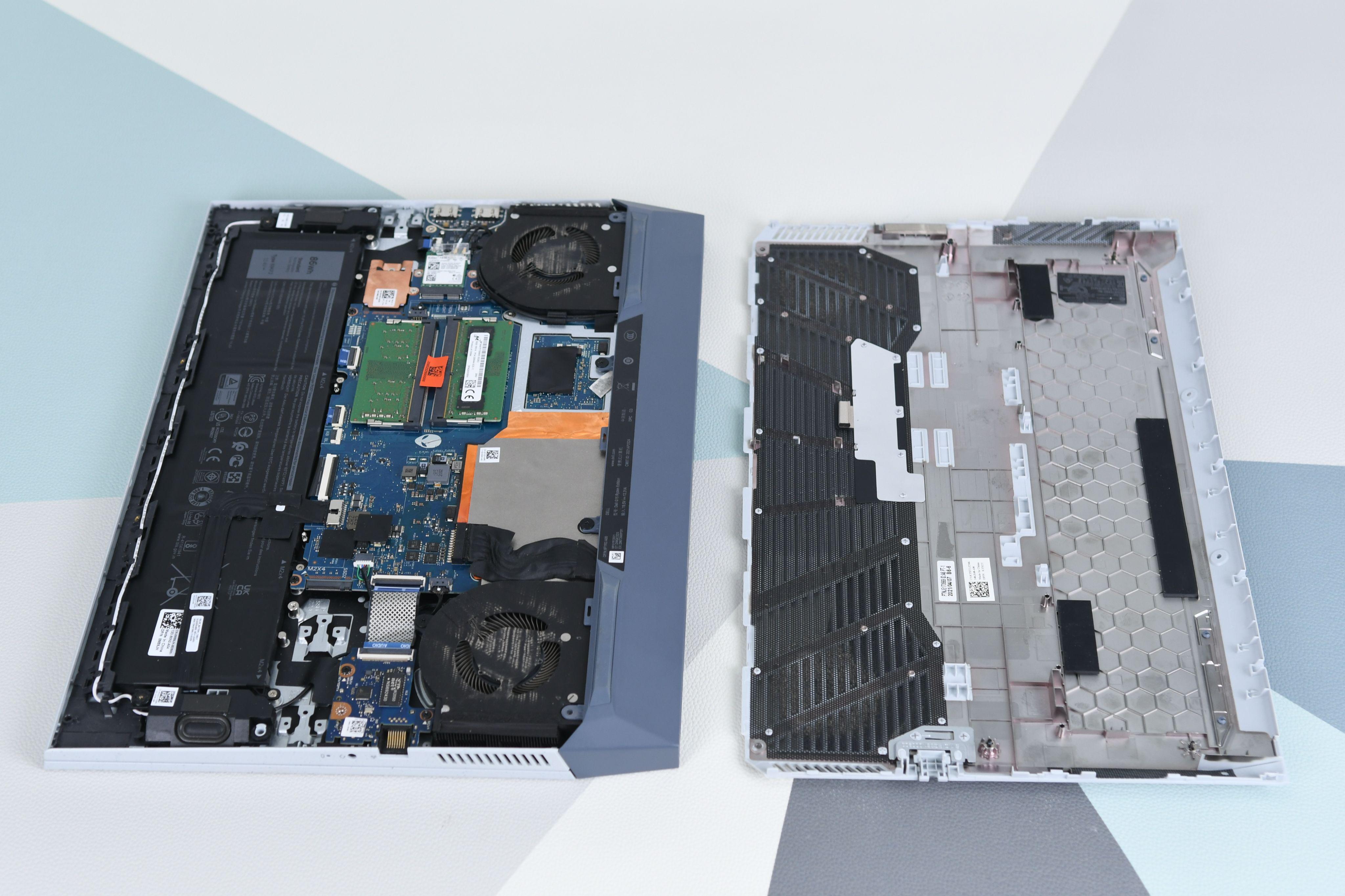 dell笔记本拆机(拆解指南!戴尔g15游戏本换硅脂后性能提升20%)