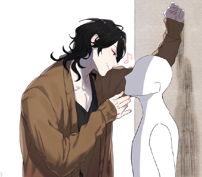 动漫情侣壁咚图片(动漫美图) - 赤虎壹号