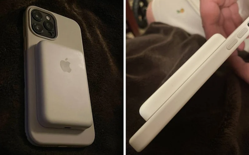 已有用户抢先买到苹果 iPhone 12/Pro MagSafe 充电宝：有点厚