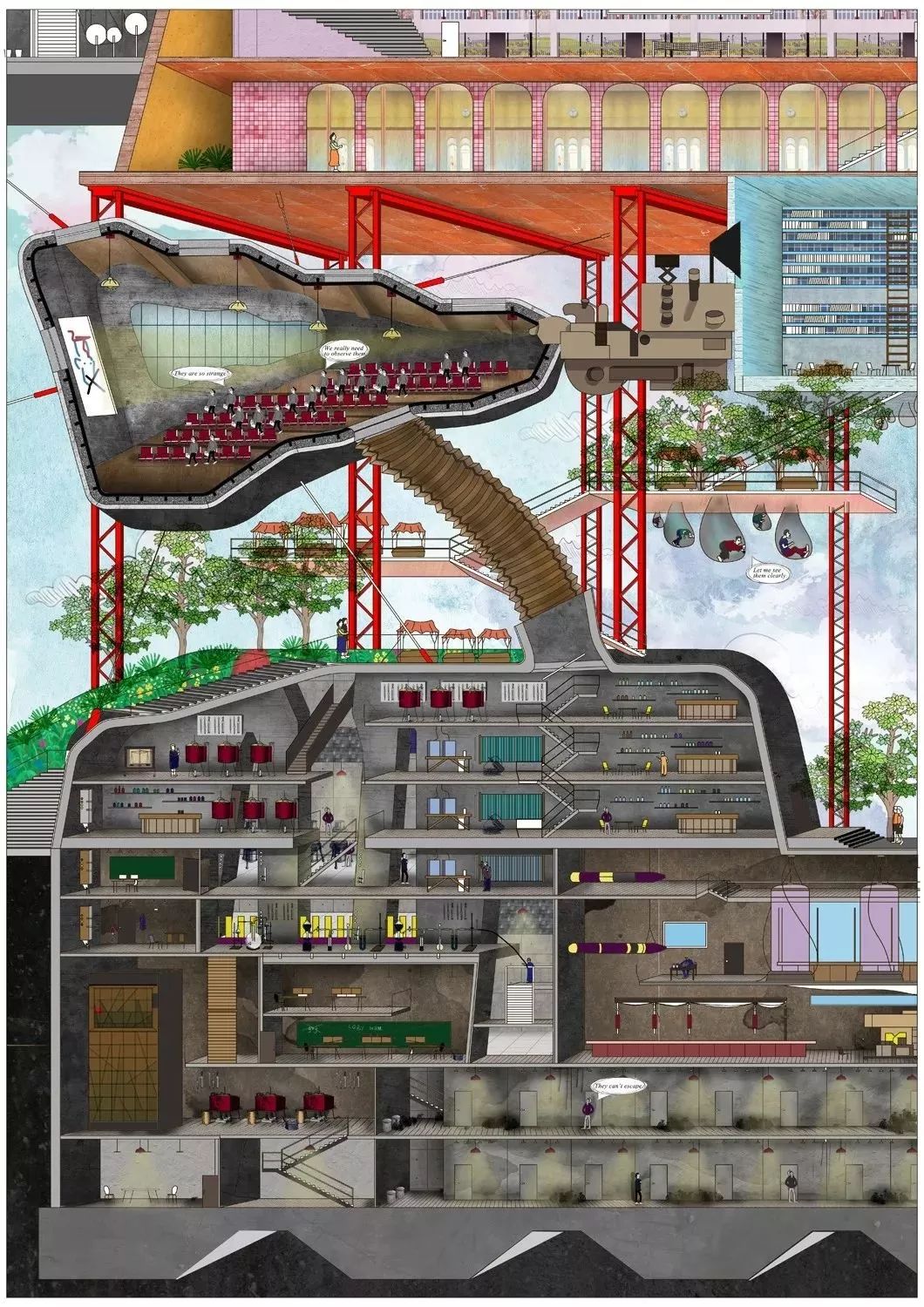 别人家的建筑学大四设计作业，看河北工业大学学子如何脑洞大开？