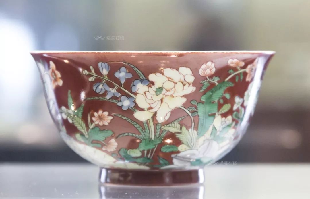 馆藏级的红地珐琅彩碗和十二月花神杯！苏富比曾拍出7000多万