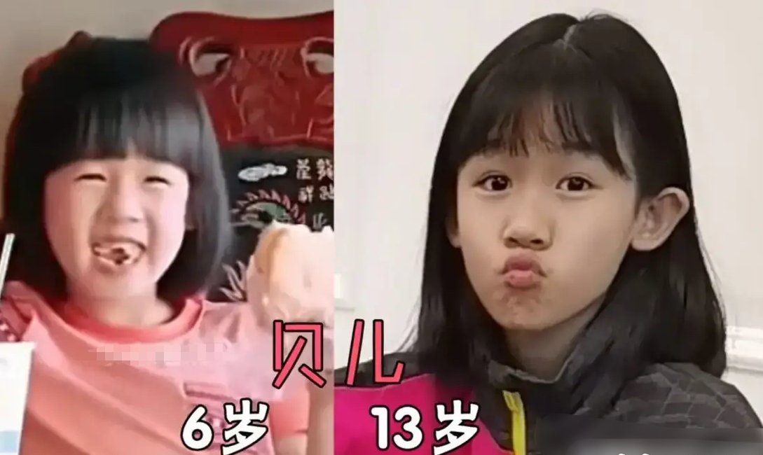 《爸爸去哪儿》中8名女儿成长对比照，差别明显，你能认出吗