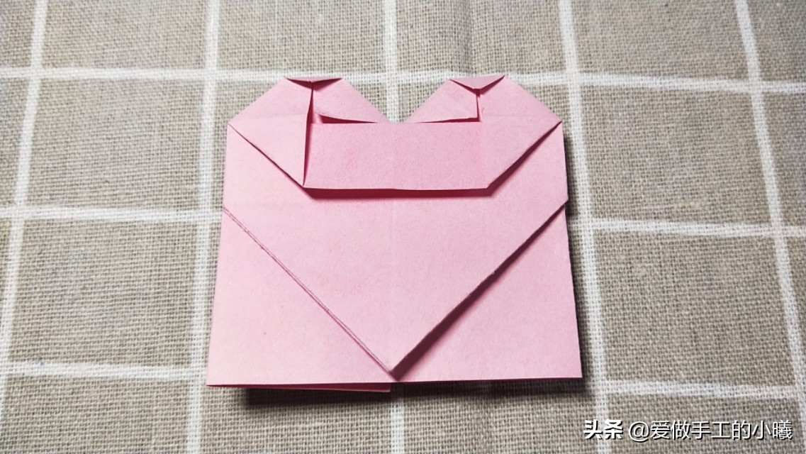 折纸教程:当爱心遇上蝴蝶结，简单别致，漂亮加倍