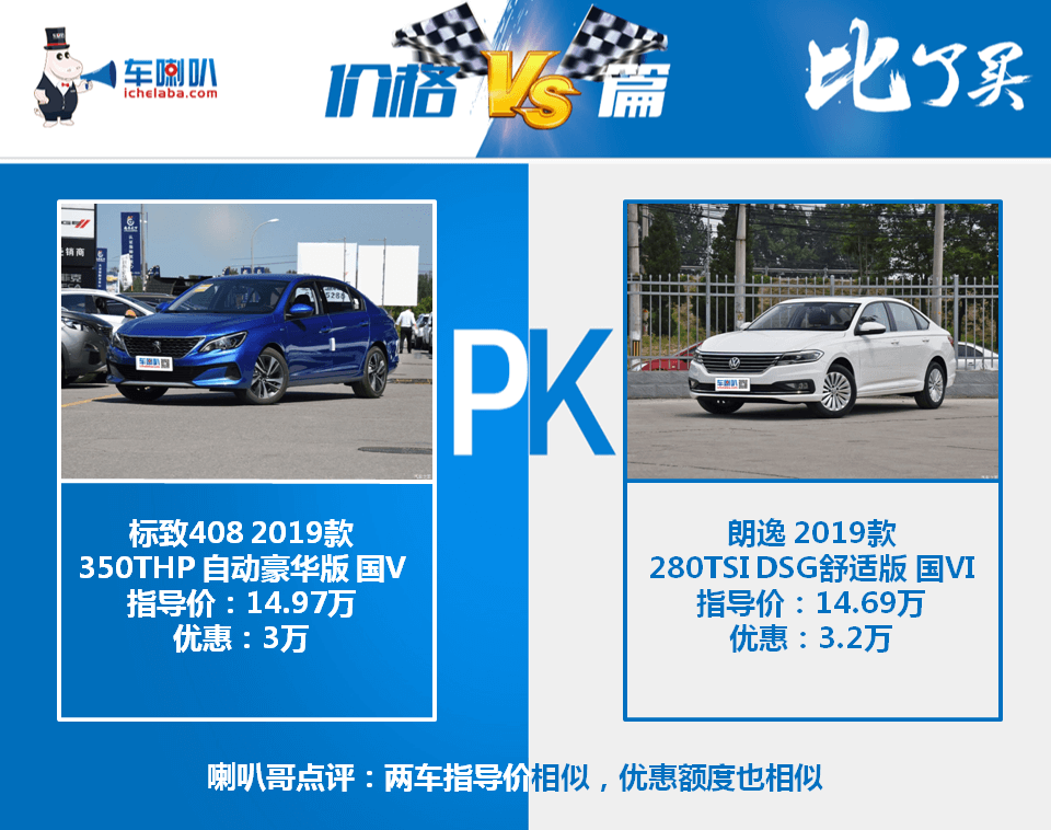 标致408对比大众朗逸(标致408对比大众朗逸哪个好)