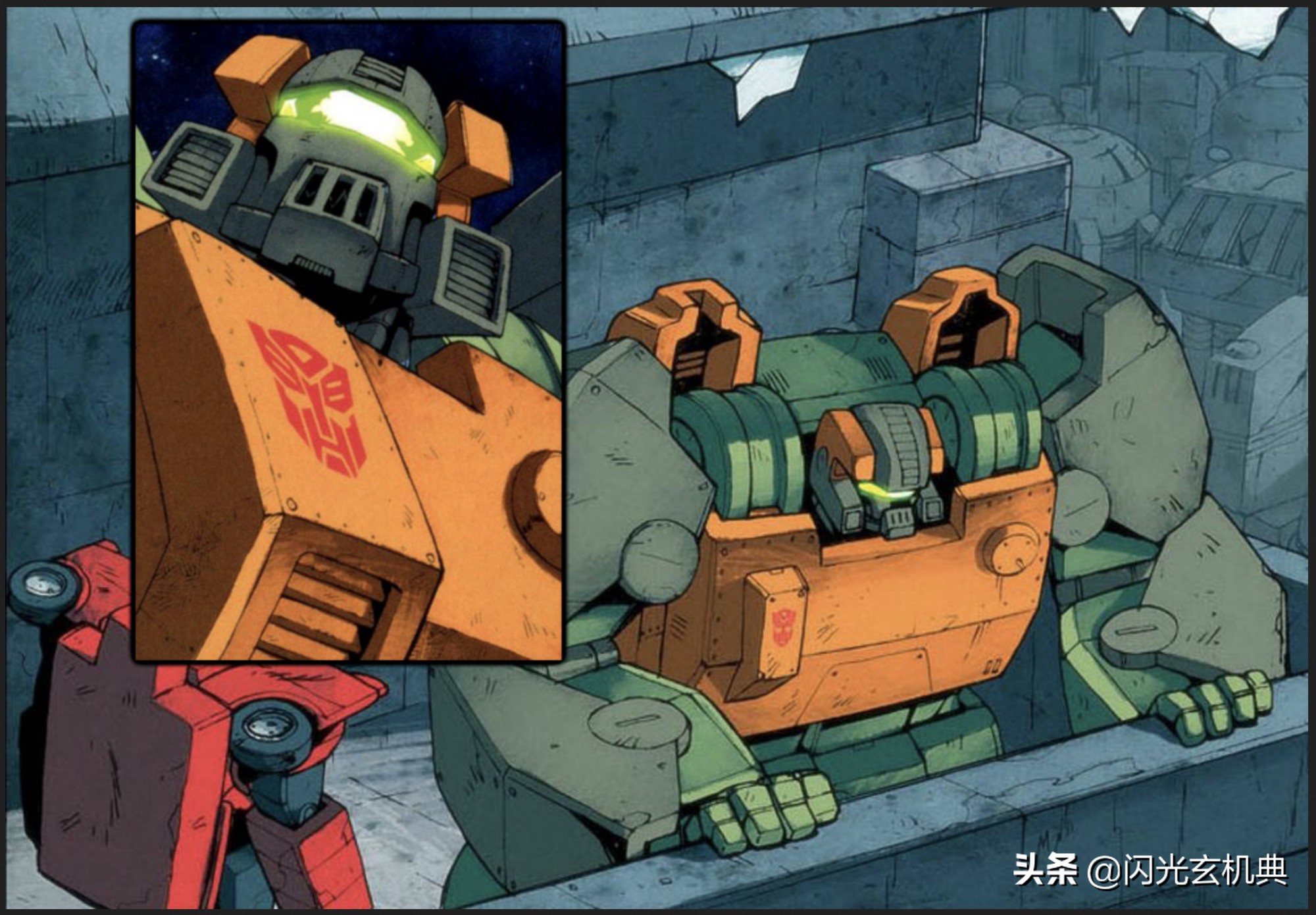 变形金刚动漫人物:重涂雷霆救援队-roadbuster路霸