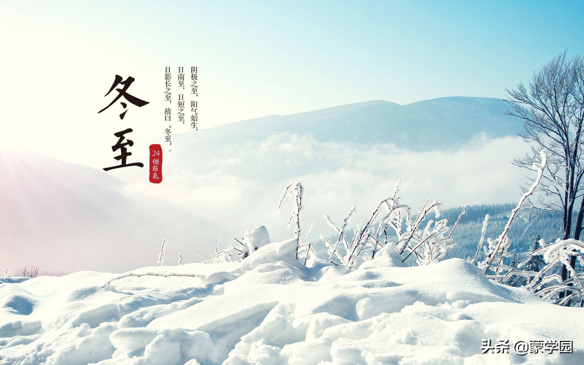 送你20首冬至古诗词，冬日严寒，愿你有温暖入心！