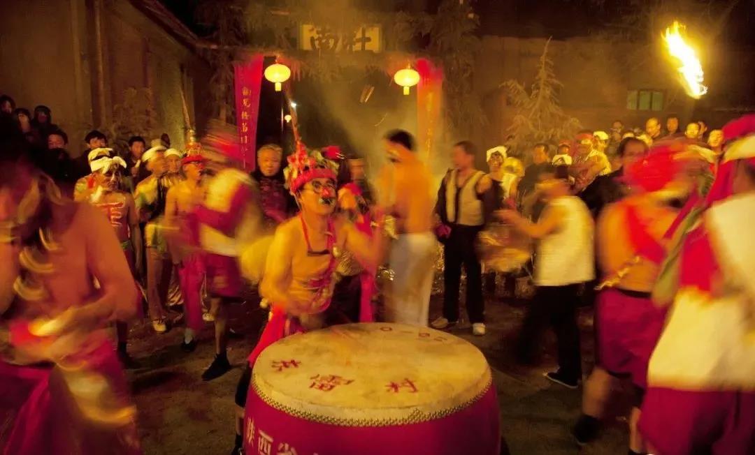 合陽東雷村“上鑼鼓”