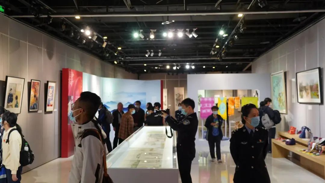 2021浙江省民间艺术志愿服务成果展开幕
