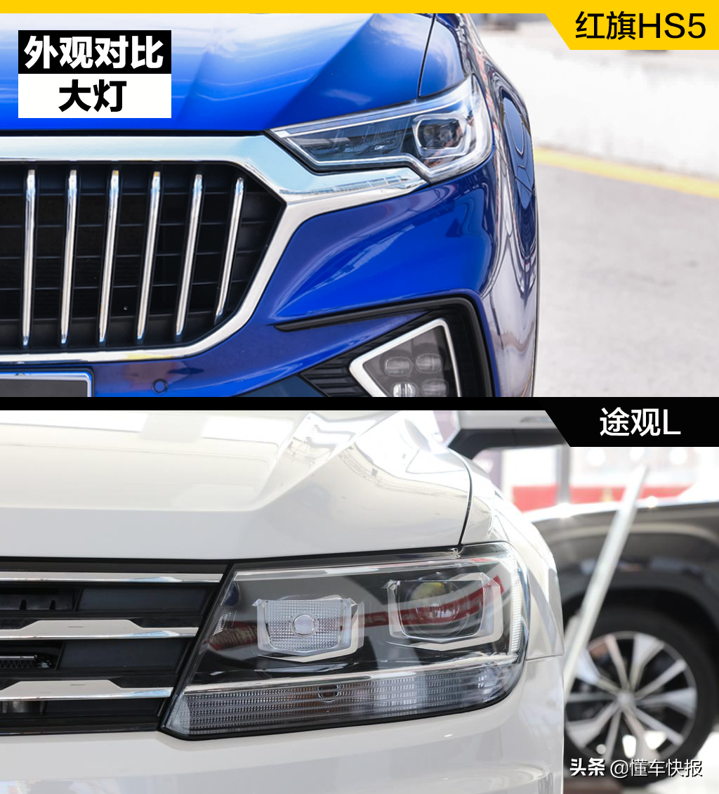 看B级SUV市场谁主沉浮，红旗HS5 VS大众途观L