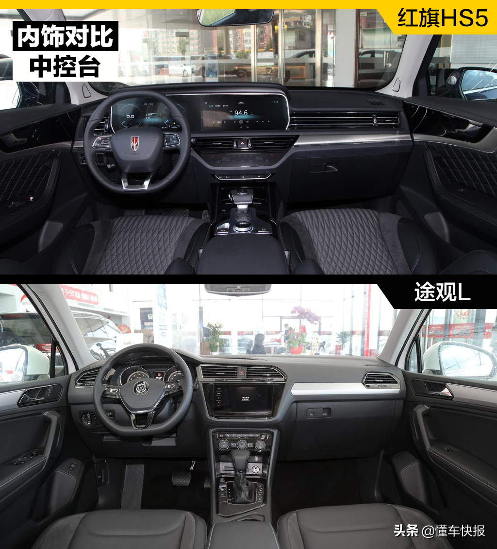 看B级SUV市场谁主沉浮，红旗HS5 VS大众途观L