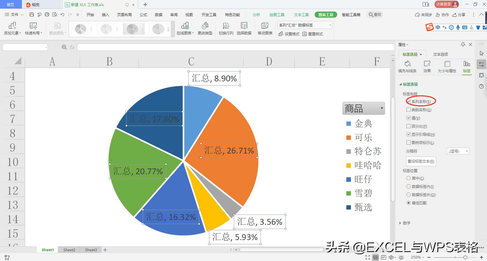 wps 饼图制作(excel中饼图的制作) 