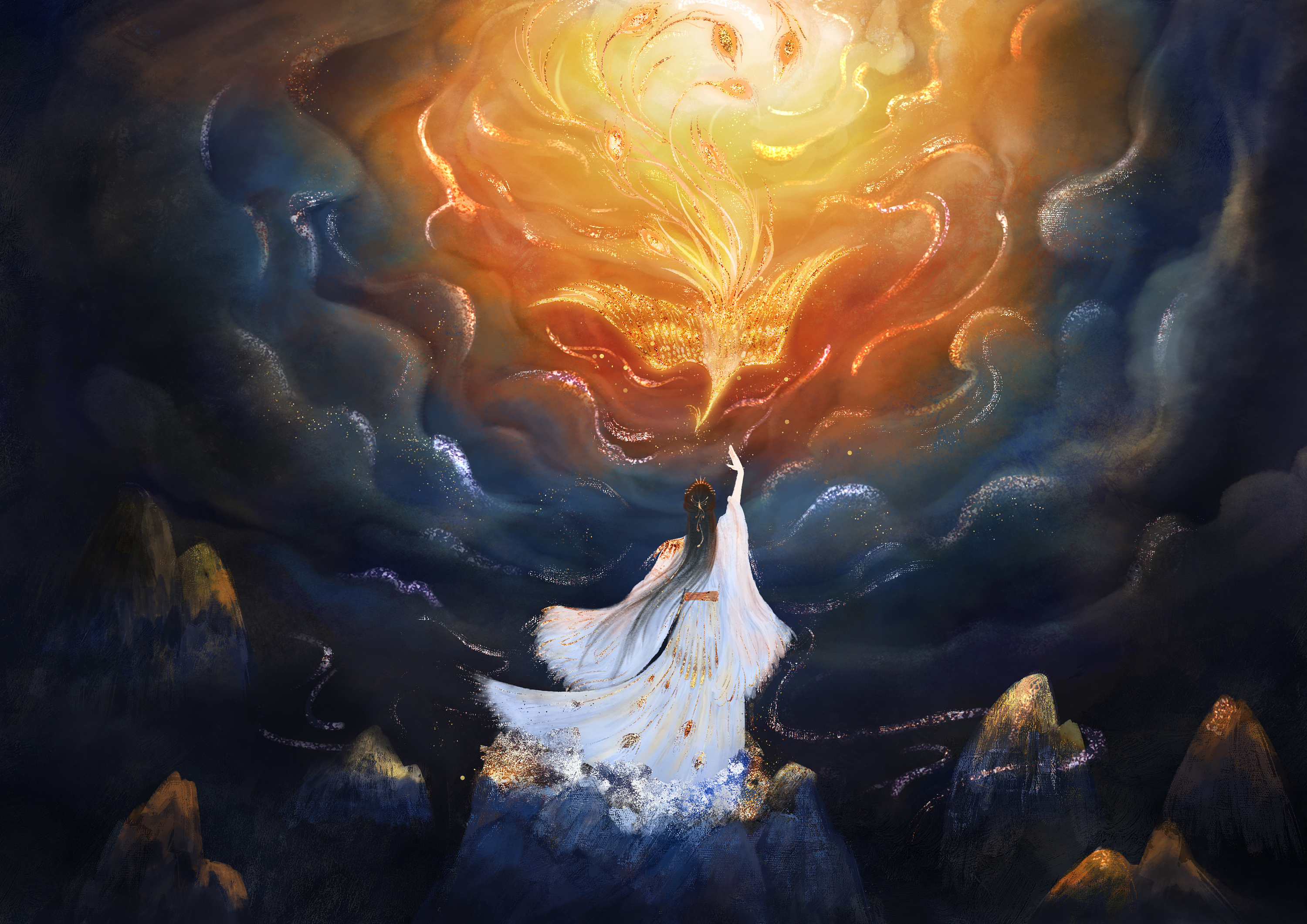 趣聊《山海经》|南禺山——志向高洁的象征鹓雏竟也是凤凰之一?