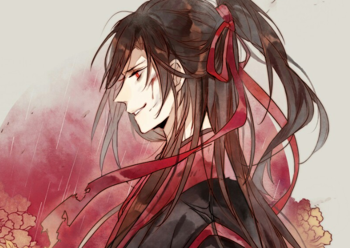 魔道祖师中众人流泪的画面,蓝忘机太隐忍,晓星尘的泪是血