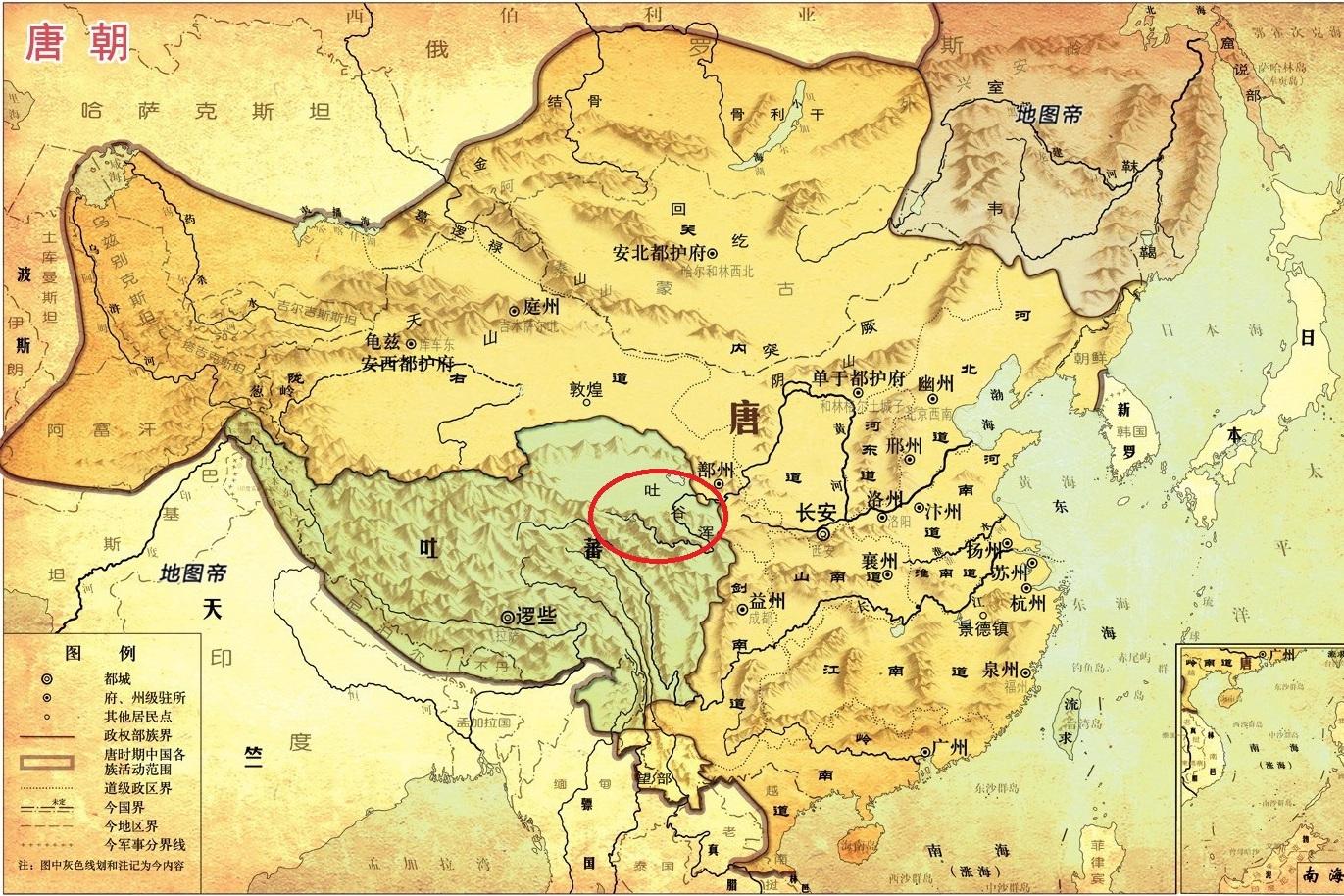 隋朝高清地图图片