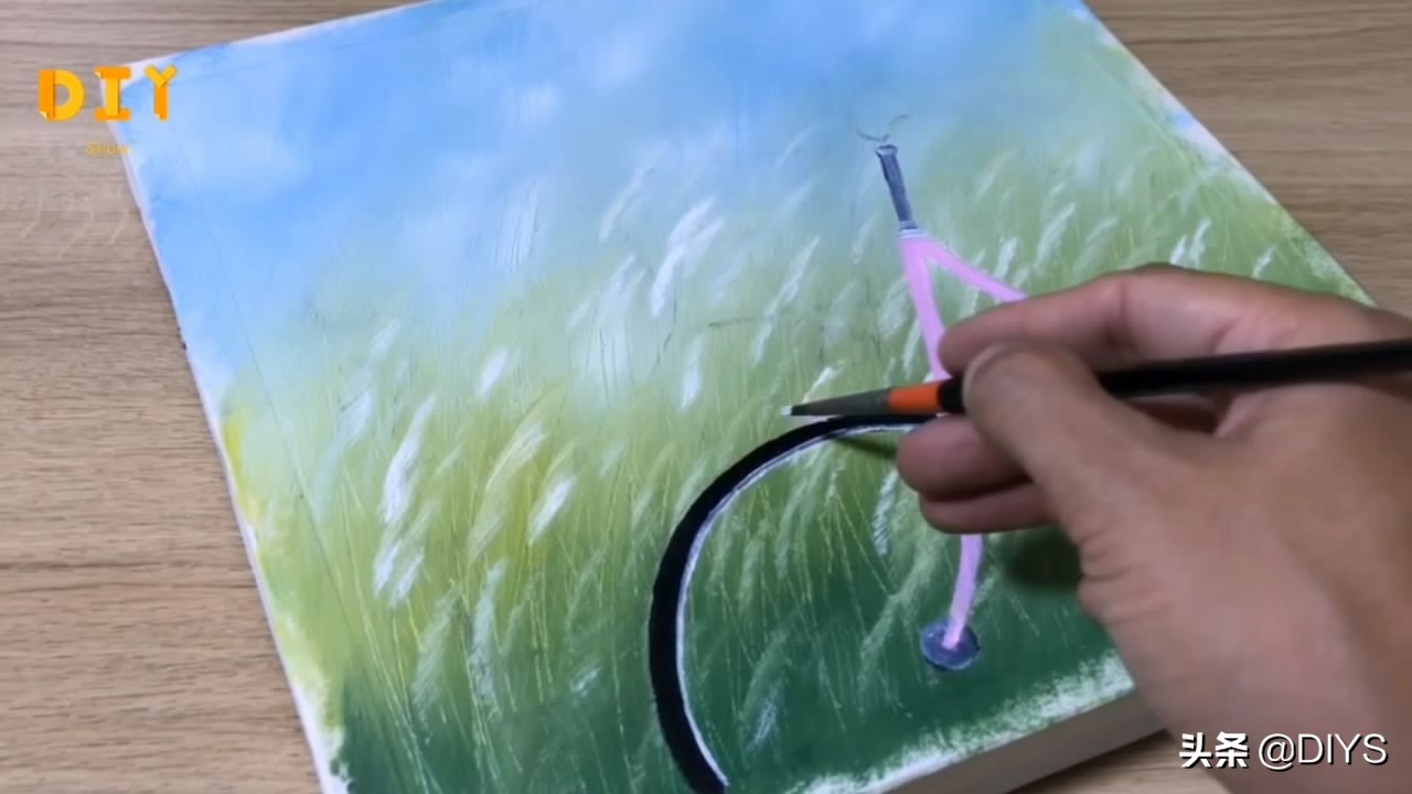 看看如何画漂亮的自行车，步骤详细，简单易学