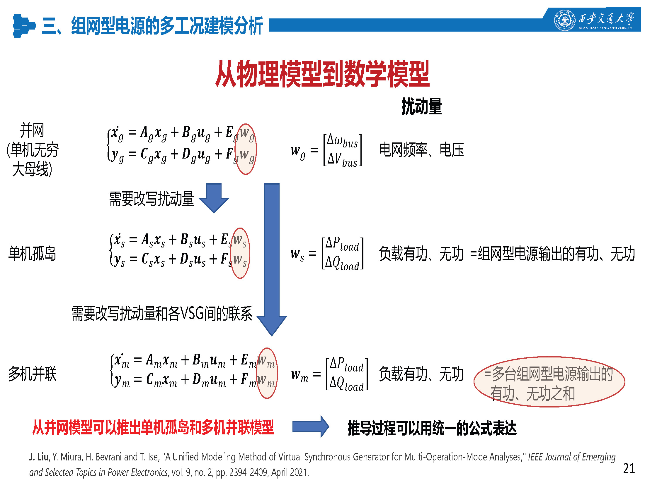 西安交通大學(xué)特聘研究員劉佳：組網(wǎng)型電源的多工況建模分析技術(shù)