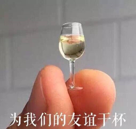 为我们的友谊干杯表情包合集