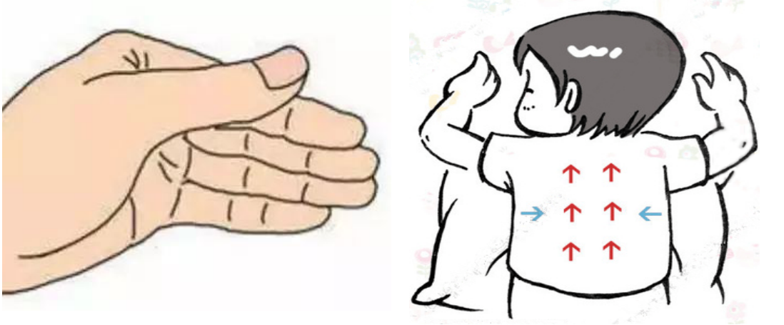 家庭护理tip2:空心掌拍背