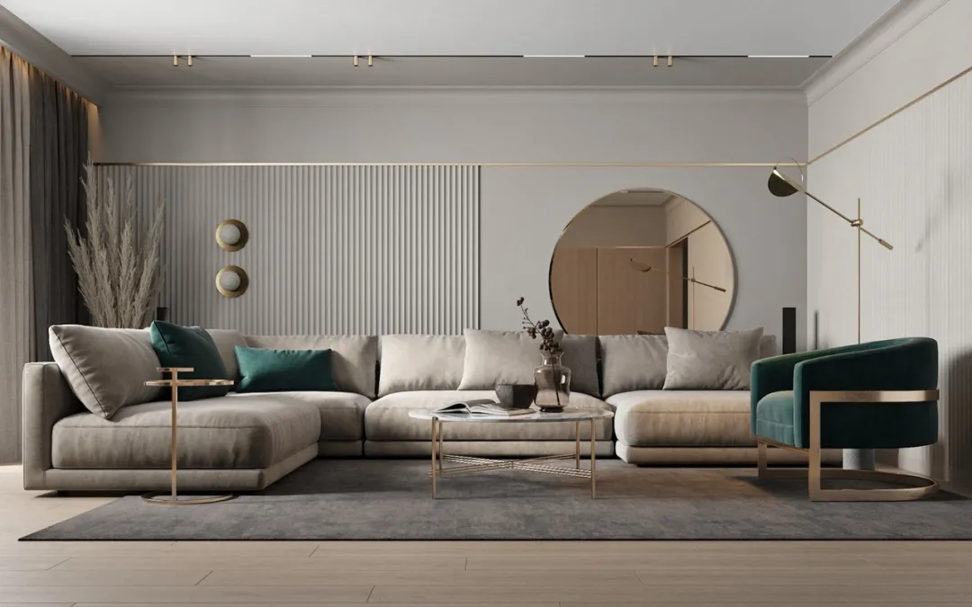 简约轻奢风，呈现简单而奢华的都市风情