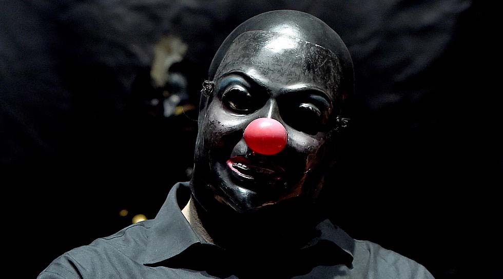 小丑面具图片黑白(活结乐队的本体是面具吧) - 赤虎壹号