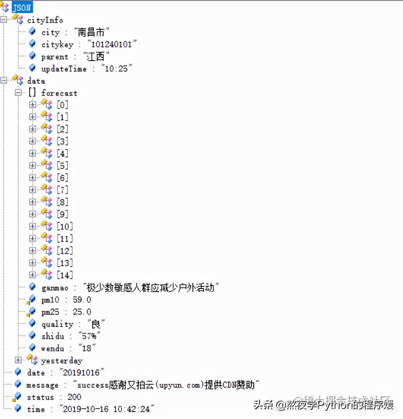 Python實(shí)現(xiàn)天氣查詢(xún)功能