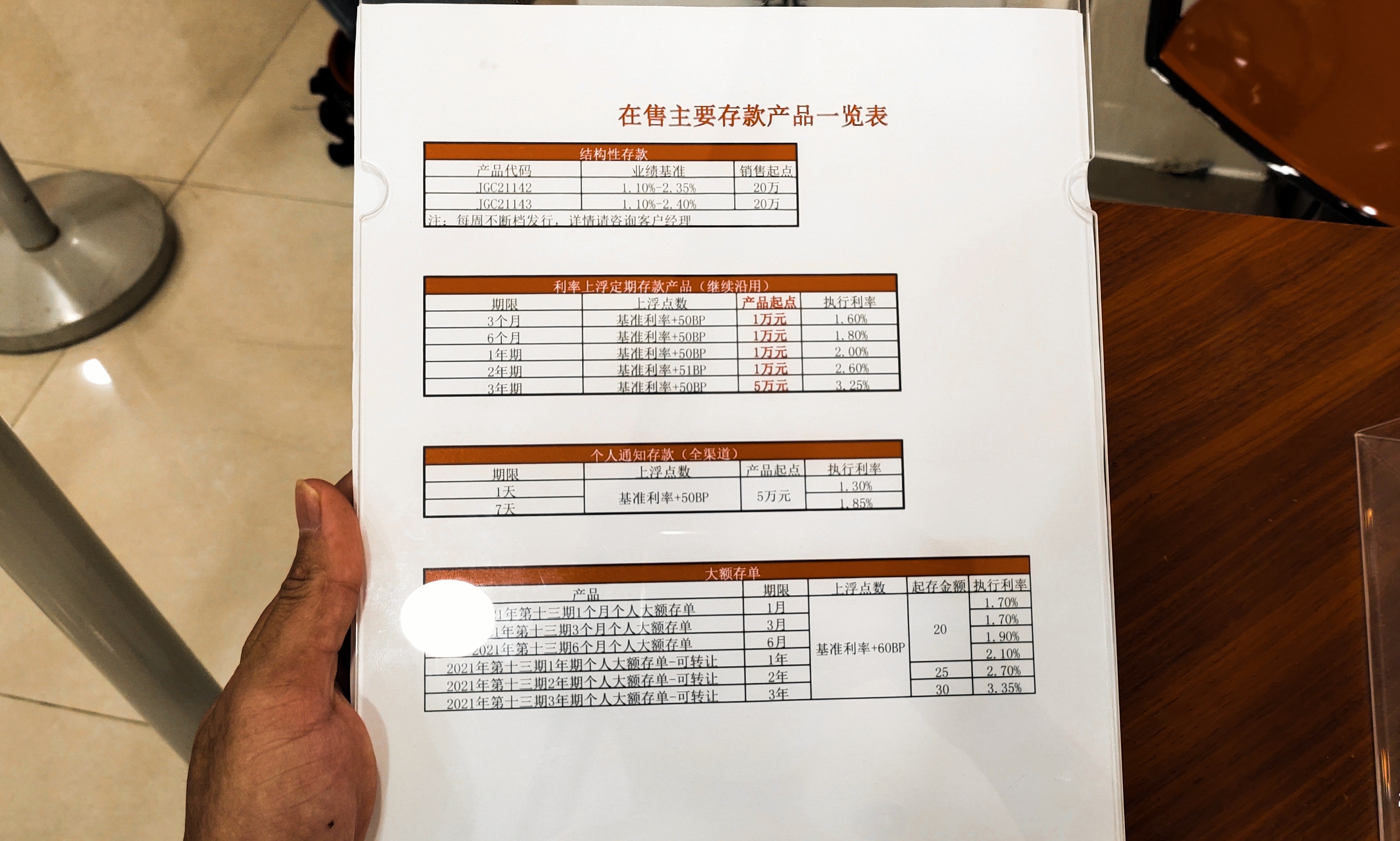 2021年工商银行存款利率多少？存50万元3年期，每年赚多少钱利息