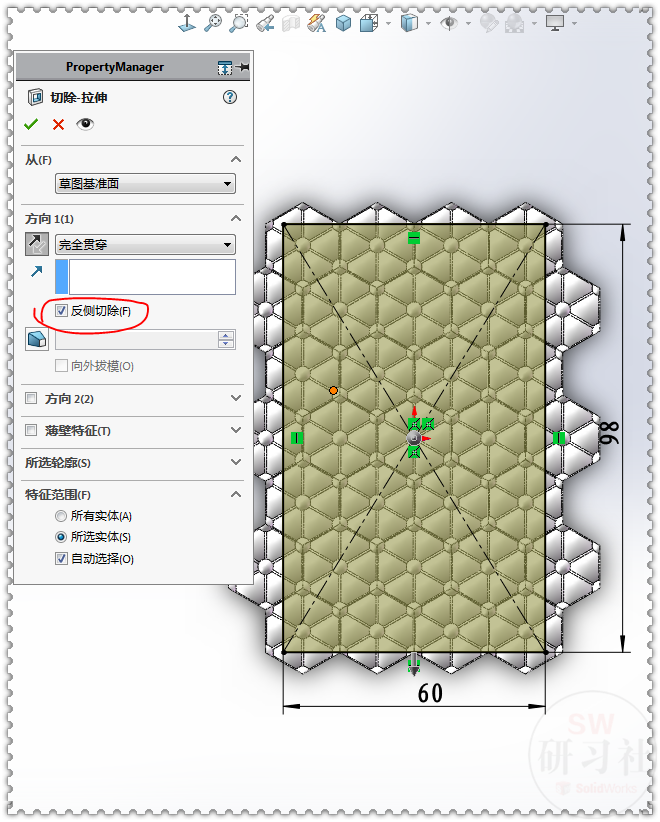 用SolidWorks画的iPhone 13 手机外壳纹理图案