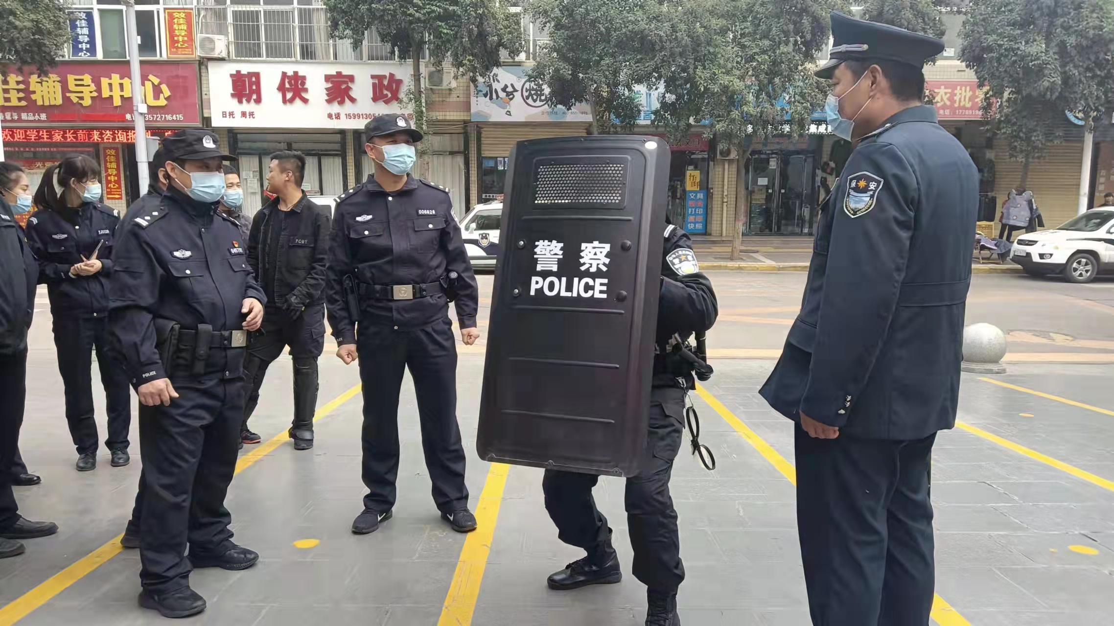 一键报警成效显 合成作战处置快——韩城市公安局以练为战 倾力打造智慧平安校园