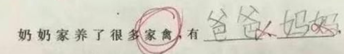 小学生搞笑造句，各个是人才，老师看后哭笑不得，爸妈看后大怒