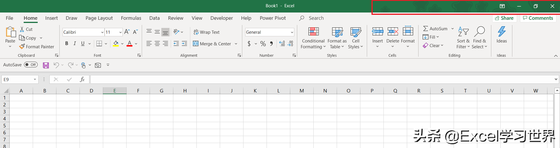 如何更改 Excel 背景图案、主题色？