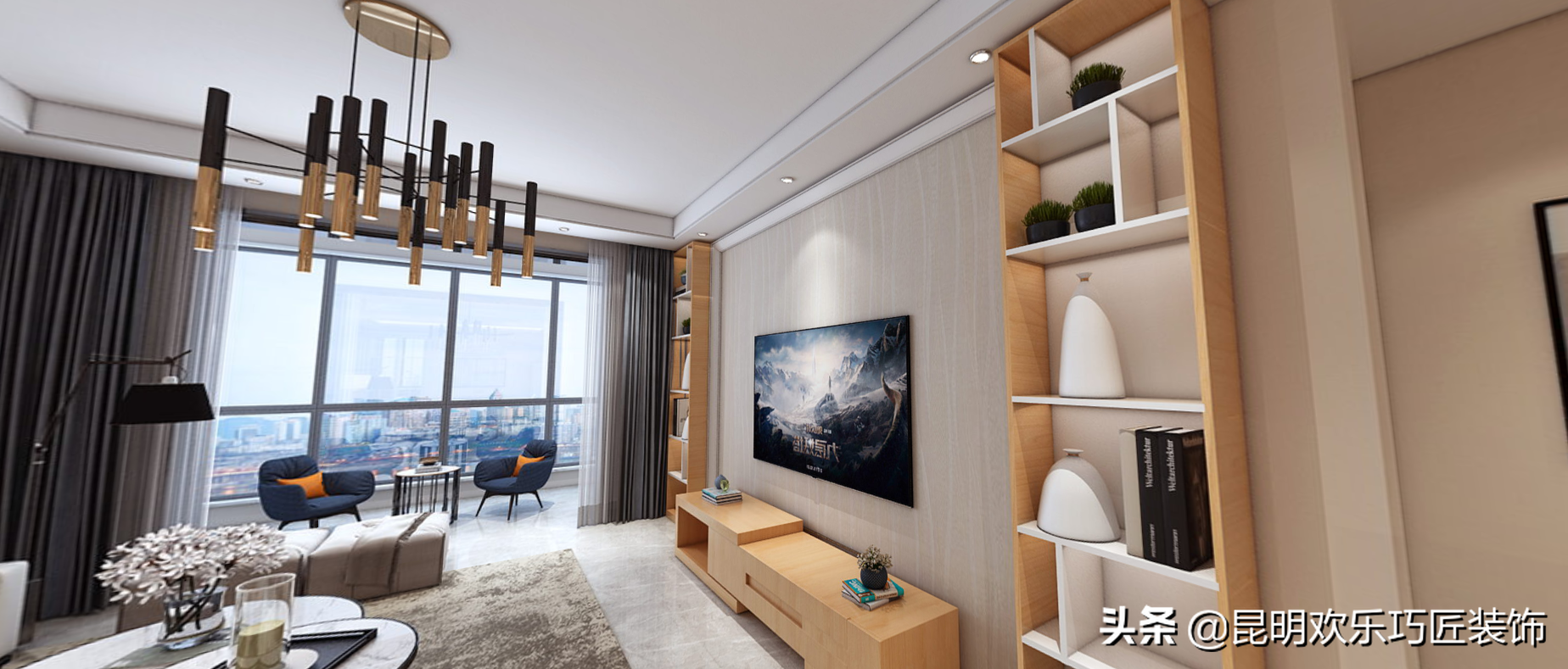 【轻奢风格】昆明众和康园装修设计案例分享