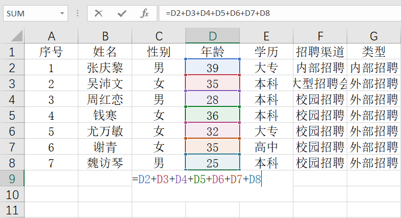 4个Excel数据求和技巧