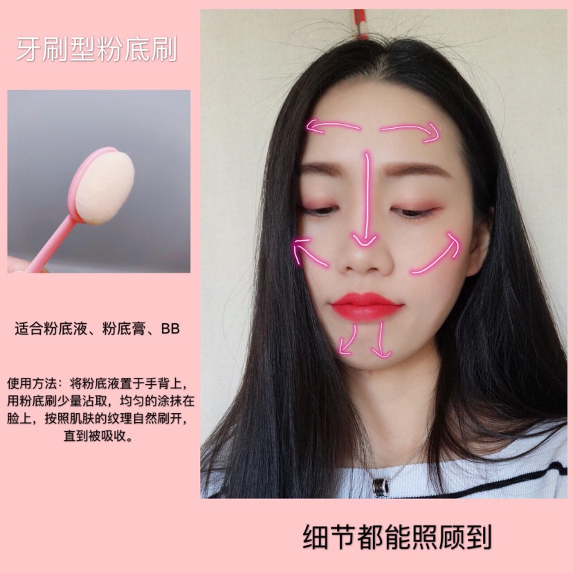 粉底刷怎么选择？粉底刷的使用方法（图文教程）涨姿势了